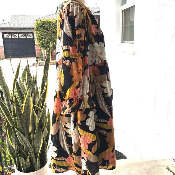 WHO WHAT WEAR floral baby doll style dress - Picture 4 of 12